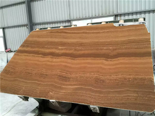 China Teak wood Vein Marble