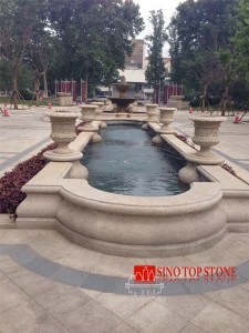 yellow granite G682 granite column (1)
