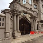 yellow granite G682 granite column (4)