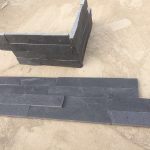 Black Slate Stone Wall Panel Cladding Tiles 02