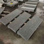 G684 Black Basalt Tile Stair Flamed Pool Coping paver (1)