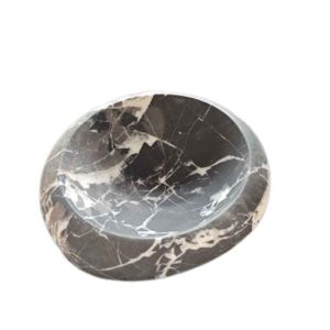 Noir-Grand-Antique-marble-bowl-black-marble-round-bowl