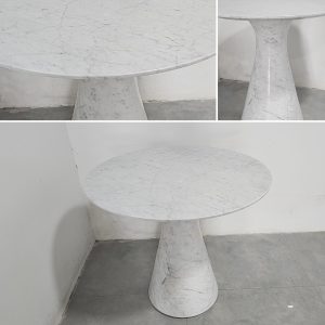 Carrara White Marble Coffee Table