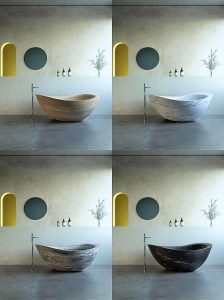 Marble bathtub
