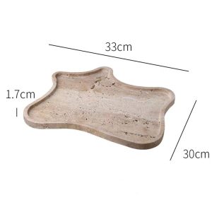 Beige Travertine Tray
